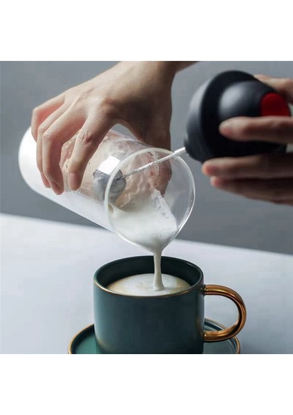 2pcs Süt Frother Elektrikli Çeyrek Kahve Çeyrek Blender Blender Pil Yumurta Bardağı (Yurt Dışından) fırsatları