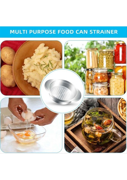 2 Pcs Süzülebilir Paslanmaz Çelik Talı Basın Süzgeç Yapabilir Gıdalar Süzülebilir Elek Yağ Çenarcı Çıkarma Metal Tuna Pres (Yurt Dışından) modelleri