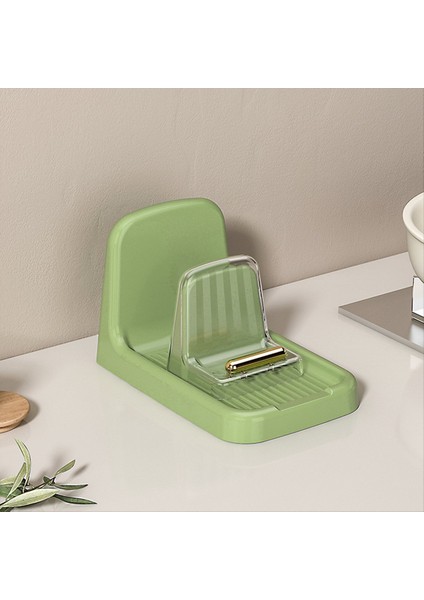 Tezgah Pot Kapağı Tutucu Ağır Hareketli Organizatör Raf Plastik Kaşık Stand Mutfak Çatal Spatula Tavası Kapak Raf Yeşil (Yurt Dışından) fiyatları
