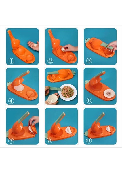 Dıy Jiaozi Kalıpları Için Kullanılır, Hamur Presleme Için Mutfak Eşyaları, Ev Yemekleri Için Mükemmel Seçim, Mutfak Aksesuarları.d (Yurt Dışından) modelleri