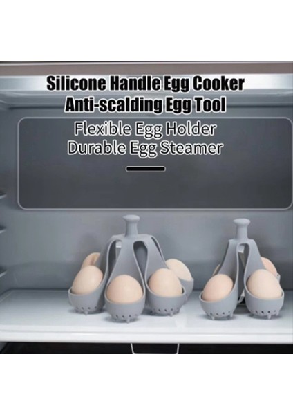 Haşlanmış Yumurta Tutucu Silikon Tapı Yumurta Ocak Silikon Yumurta Buharlayıcı Tepsisi Pişirme Için Anti-Scald Saplı, Ahır, A (Yurt Dışından) fiyatları