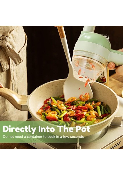 4 Arada 1 Çok Fonksiyonlu Kablosuz Mutfak Robotu, Taşınabilir Elektrikli Sebze Kesici Seti, Elektrikli Sebze Helikopterleri (Yurt Dışından) fırsatları