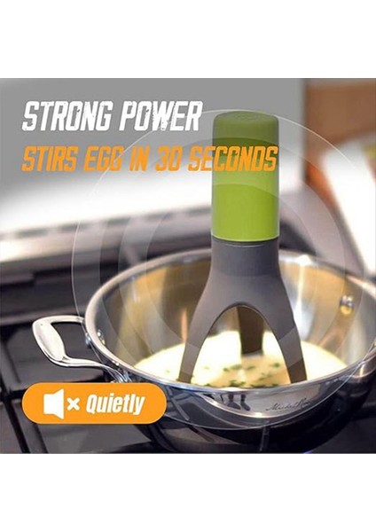 Mutfak Üçgen Yumurta Çırpma, Mini Yarı Otomatik Çırpma, Pişmiş Gıda Karıştırma Aracı, Tava Karıştırma Çubuğu Gıda Mikseri Yeşil ve Gri (Yurt Dışından) fiyatları