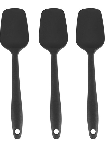 3 Pcs Silikon Spatula Siyah Yüksek Sıcaklık Dayanıklı Bpa Içermeyen Kauçuk Spatula Pişirme ve Pişirme Mutfak Spatula (Yurt Dışından) fiyatları