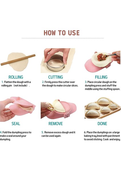 Hambrajı, Halkalı Hamur Pres Kalıp Seti ve Dolgulu Kaşık, Empanada Için Mutfak Gadget (Yurt Dışından) fırsatları