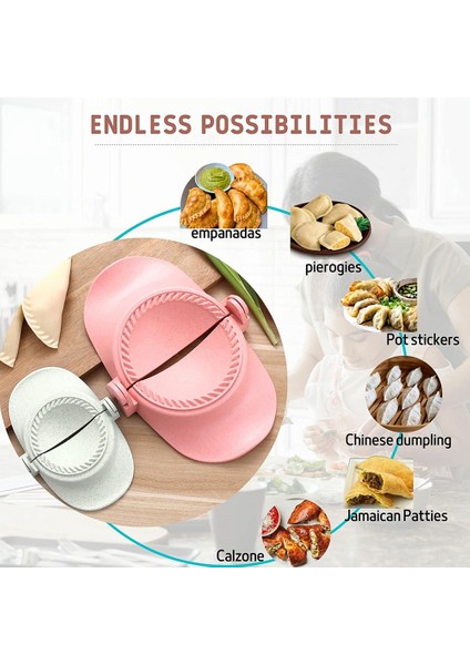 Hambrajı, Halkalı Hamur Pres Kalıp Seti ve Dolgulu Kaşık, Empanada Için Mutfak Gadget (Yurt Dışından) indirimleri