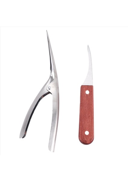 2pcs Paslanmaz Çelik Karides Soyucu Karides Deneveer Karides Açıcı Karides Iplik Bıçağı Karides Temizleyiciler Mutfak Malzemeleri (Yurt Dışından)
