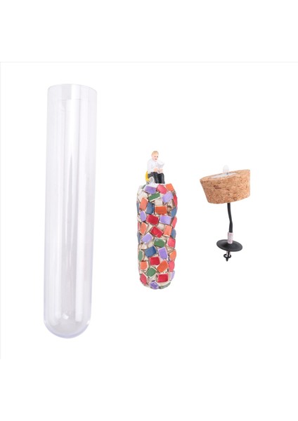 Test Tüpü Perspektif Çizimi Yaratıcı Soyut Sanat Heykelcik Plastik Heykelleri Gece Işığı Ev Dekoratifi 1 Pcs (Yurt Dışından)