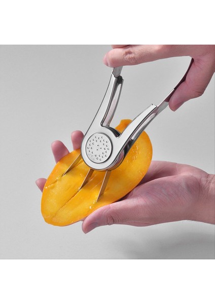 Paslanmaz Çelik Kesici Avokado Dilimleyici Ayırıcı Meyve Kavun Kesim Soyucu Çirkin Doğranmış Soyma Aleti Mutfak Aletleri (Yurt Dışından) modelleri