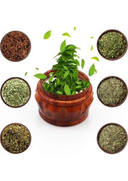 Ahşap Öğütücü Büyük Kapasiteli 4 Katmanlı Öğütücü, Polen Kazıyıcı Ev Mutfak Ahşap Rengi Için Uygun (Yurt Dışından) indirimleri