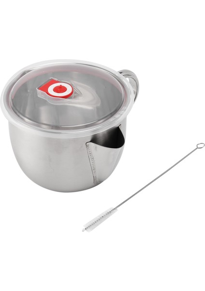 1000ML Çok Fonksiyonlu 304 Paslanmaz Çelik Yağ Çorbası Yağ Ayırıcı Gres Yağma Filtre Süzgeci Kase Mutfak Pişirme Aletleri (Yurt Dışından)