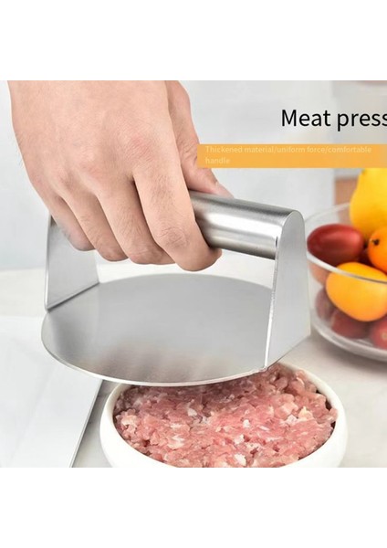 Paslanmaz Çelik Et Pres Biftek Hamburger Et Pres Yapışmaz (Yurt Dışından) modelleri