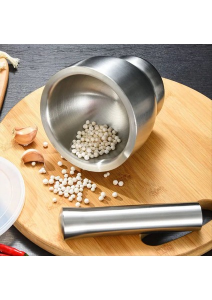 304 Paslanmaz Çelik Masher Katı Sarımsak Masher Ev Taşlama Masher Sarımsak Tasher Sarımsak Harç Taşlama Kasesi C (Yurt Dışından) indirimleri