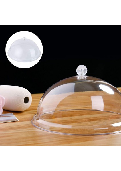 Kek Dome Cover Bell Akrilik Ekran Dome Şeffaf Gıda Atıştırmalık Ekran Kapak Toz Kapağı C (Yurt Dışından) fırsatları