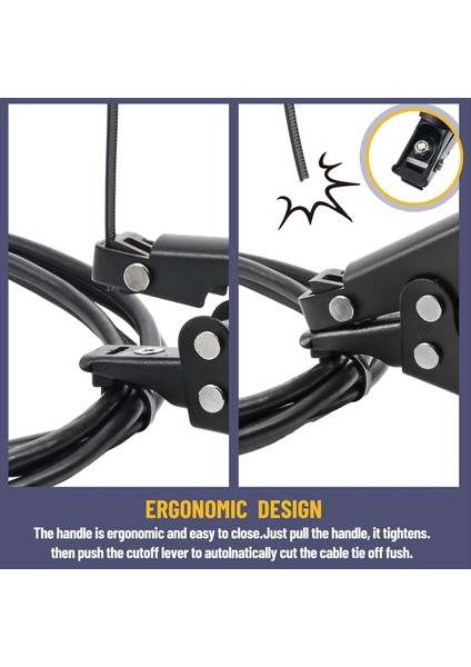 Kablo Bağlama Aracı Zip Tie Aracı 1 Kablo Bağlantı Açıcı ve 1 Depolama Kutusu Çelik Zip Tie Kesici Aracı Yeniden Kullanılabilir Kablo Aracı (Yurt Dışından) fırsatları