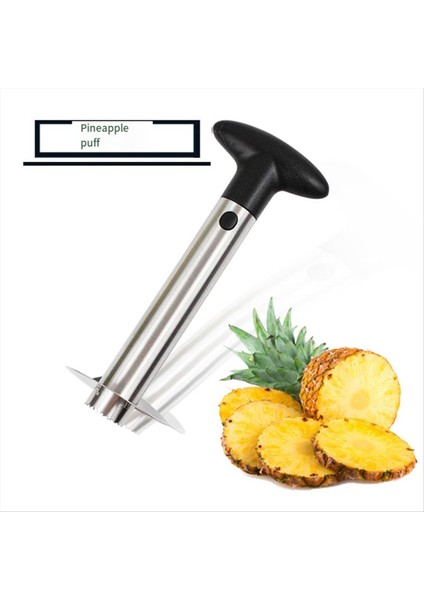 Paslanmaz Çelik Ananas Soyucu, Corer, Dilimleyici ve Kesici - Zahmetsiz Meyve Hazırlığı Için Kolay Mutfak Aracı (Yurt Dışından) fiyatları