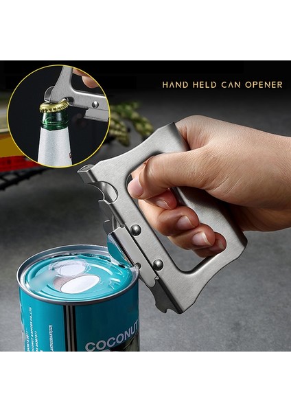 Çok Fonksiyonlu Manuel Teneke Kutu Açıcı Bira Şişesi Açıcı Yan Kesim Paslanmaz Çelik Konserve Bıçak Güvenlik Açık Kutular Mutfak Aleti (Yurt Dışından) fiyatları