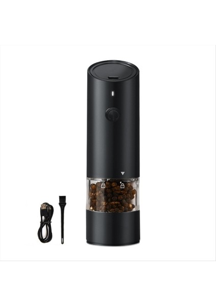 Elektrik Tuz ve Karabiber Öğütücü USB Şarj Otomatik Tuz ve Karabiber Öğütücü, Mutfaklar ve Restoranlar Için Uygun, C (Yurt Dışından)