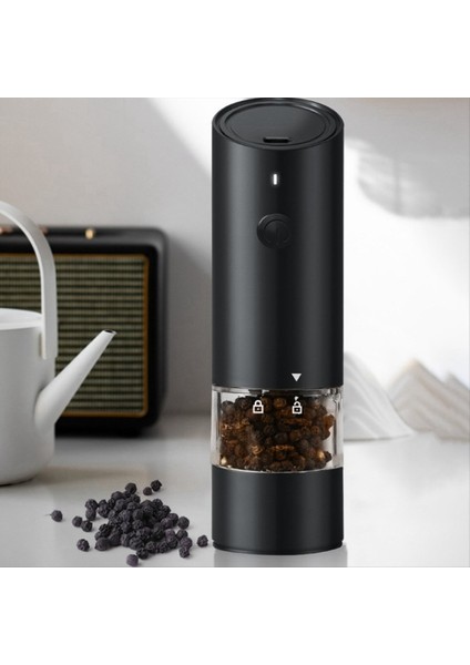 Elektrik Tuz ve Karabiber Öğütücü USB Şarj Otomatik Tuz ve Karabiber Öğütücü, Mutfaklar ve Restoranlar Için Uygun, C (Yurt Dışından) fırsatları