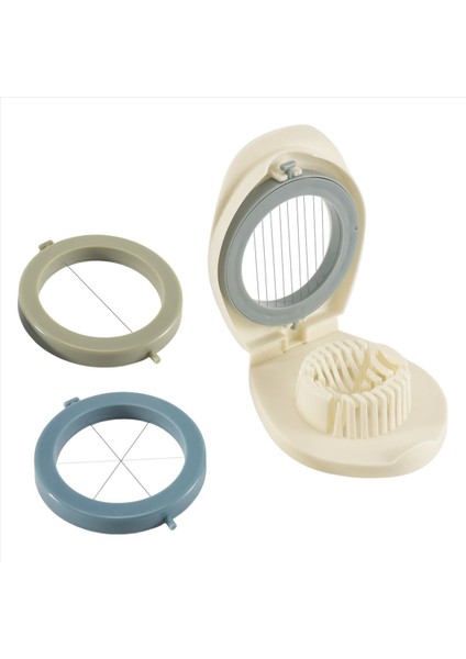 3 Yumurta Dilimleyici A Için Depolamalı 1 Çok Fonksiyonlu Yumurta Dilimleyici Yumurta Kesici Paslanmaz Çelik Bıçaklar A (Yurt Dışından)