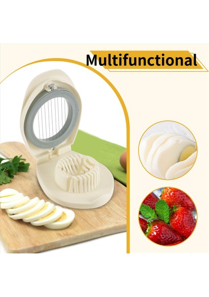 3 Yumurta Dilimleyici A Için Depolamalı 1 Çok Fonksiyonlu Yumurta Dilimleyici Yumurta Kesici Paslanmaz Çelik Bıçaklar A (Yurt Dışından) indirimleri