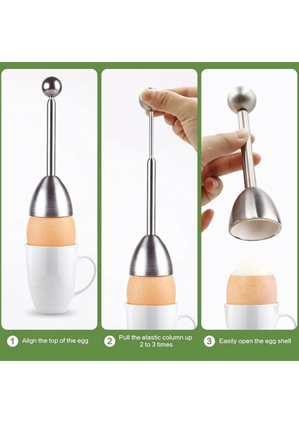 Yumurta Kesiciler, Yumurta Dilimleyici Mutfak Yumurta Açıcı Alet Yumurta Kraker Sökücü Yumurta Kabukları Sert Yumuşak Haşlanmış Yumurta Için Ayrılık (Yurt Dışından) fırsatları