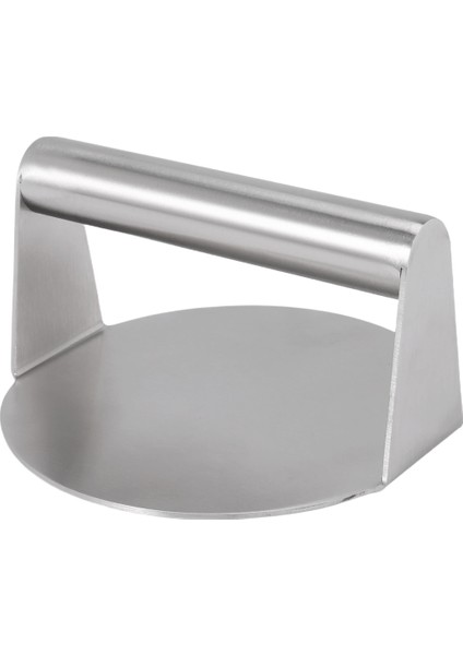 Paslanmaz Çelik Burger Pres Tur Smash Burger Press Düz Üst Izgara Pişirme, Izgara Aksesuarları Için Saplı (Yurt Dışından)