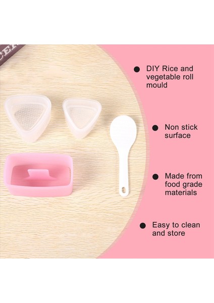 Musubi Press Sushi Maker Kalıpları Onigiri Kalıp Olmayan Çubuk Pirinç Topu Kalıp Hawaiian Suşi Üreticisi Için Ev Mutfak Restoran (Yurt Dışından) indirimleri