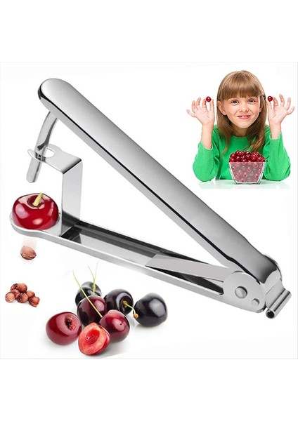 3pcs Kiraz Pitter Sökücü Paslanmaz Çelik Kirazlar Corer Pitter Alet, Kiraz Tohumu Sökücü Çok Fonksiyonlu Meyve Çukuru (Yurt Dışından) indirimleri