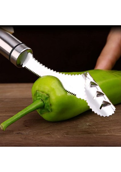 Biber Corer Mutfak Yeşil Biber De-Tohum ve Biber Ev Biber Acı Kavun Corer Mutfak Gadget (Yurt Dışından) fiyatları