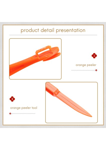 6 Adet Parlak Turuncu Renkli Mutfak Aletinde Kolay Turuncu Narenciye Soyucu (Yurt Dışından) indirimleri