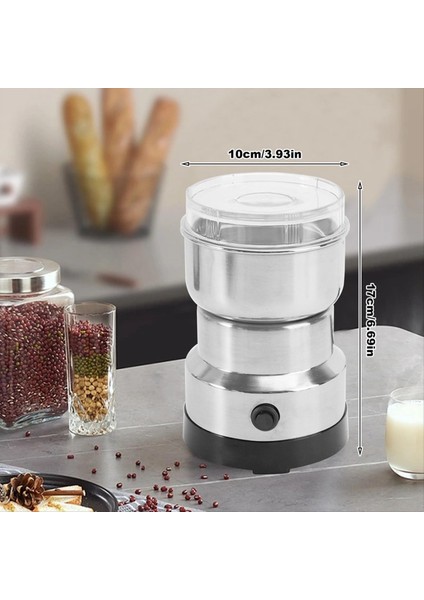 Premium Elektrikli Tahıl Değirmeni, Çok Işlevli Kahve Öğütücü, Ultra Ince Kahve Için 150W, Baharatlar, Otlar ve Daha Fazla Au Fişi (Yurt Dışından) fırsatları