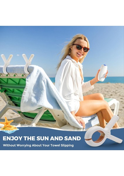 Plaj Havlu Klibi, Büyük Klips, Açık Dikişsiz Klip, Kurutma Için Plastik Klip, Güçlü Rüzgar Geçirmez, Sabit Klipsli Mavi (Yurt Dışından) fırsatları