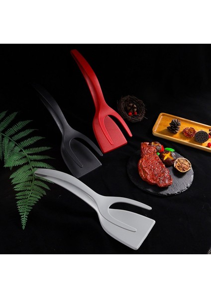 6pcs 2&#39;si 1 Arada Mutfak Eşyası Naylon Klips Aksesuarları Biftek Spatula Maşaları Flip Pense Gözleme Pişirme Takımı Takımları (Yurt Dışından) fırsatları