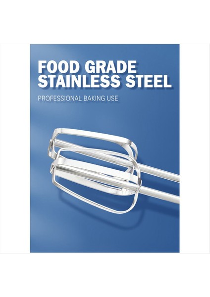 Jamany Elektrikli El Mikser Paslanmaz Çelik 600W Depolama Tabanı Mutfak Yemek Mikserleri Pişirme Ab Fişi (Yurt Dışından) indirimleri