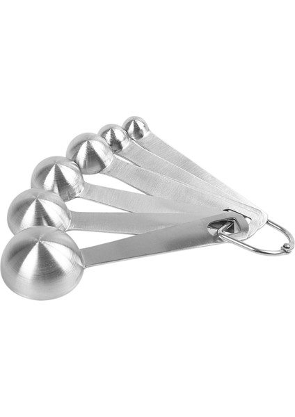 Kaşık Ölçen Şef, Ağır Hizmet Tipi Yuvarlak Paslanmaz Çelik Metal, Kuru Veya Sıvı Için - 7 Set (Yurt Dışından) modelleri