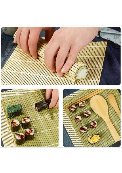 Suşi Yapımı Ekipman Kiti, Japon Pirinç Topu Rulo Kalıp Sushi Çok Fonksiyonlu Kalıp Suşi Yapımı Mutfak Araçları (Yurt Dışından) fırsatları