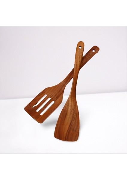 Ahşap Spatula Yapışmaz Tencere Aksesuarları, Tava Yüksek Isı Karıştırma Pişirme Restoran Mutfak Eşyaları (Yurt Dışından) fırsatları