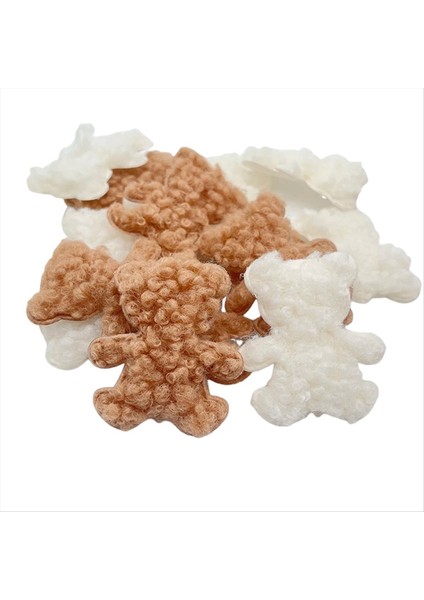 50PCS 50X55MM Teddy Peluş Peluş Yastıklı Ayı Kafa Kıyafetleri Şapkalar Tozluklar Dikiş Malzemeleri Diy Dekor Aksesuarları (Yurt Dışından)