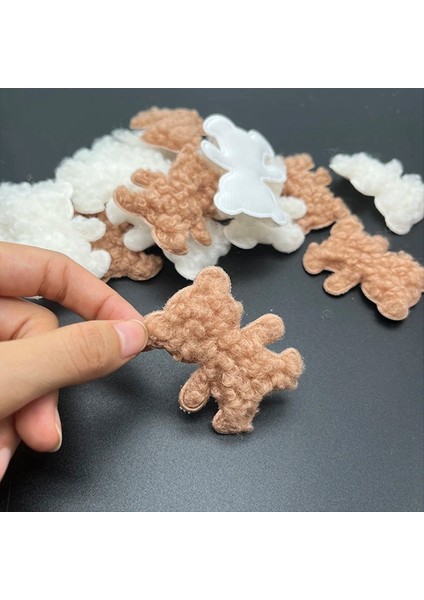 50PCS 50X55MM Teddy Peluş Peluş Yastıklı Ayı Kafa Kıyafetleri Şapkalar Tozluklar Dikiş Malzemeleri Diy Dekor Aksesuarları (Yurt Dışından) fırsatları