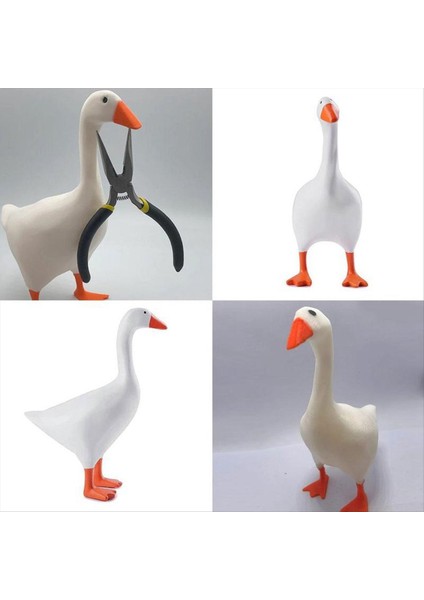 Manyetik Kaz Anahtar Tutucu Sevimli Ev Dekor Kawaii Oda Ofis Masa Masası Dekor Estetik Komik Heykel Yatak Odası Dekor B (Yurt Dışından) fırsatları