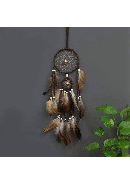 Dream Catcher Brown Dekoratif Rüya Catcher Oturma Odası Duvar Asma Dekorasyon Festival Hediye Için Rüya Catcher (Yurt Dışından) fiyatları