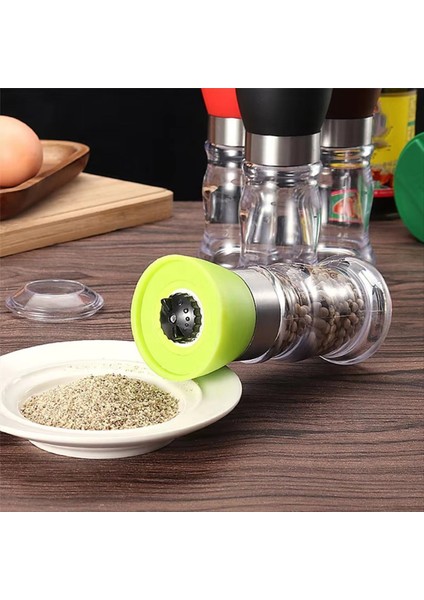 Ayarlanabilir Seramik Rotor Biber Öğütücü - Doldurulabilir Manuel Spice Mill Shaker, Baharat Için Temel Mutfak Araçları B (Yurt Dışından) indirimleri