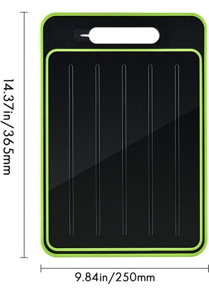 Buz Çözme Fonksiyonu ile Doğrama Tahtası - Twin Pack - 3x Daha Hızlı - Entegre Bıçak Bileme ve Baharat Grateri ile (Yurt Dışından) fırsatları