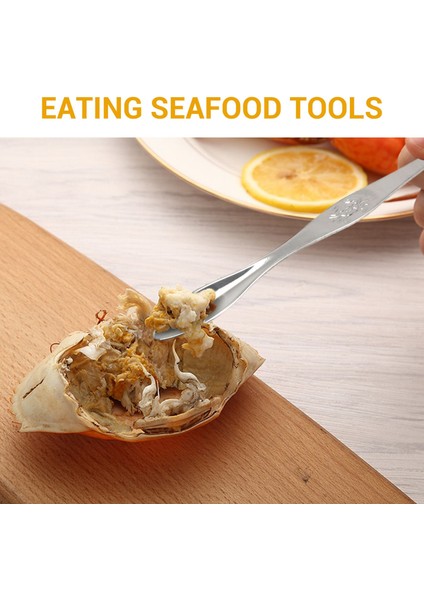 Deniz Ürünleri Aracı Yengeç Krakerleri Kaşıklar Paslanmaz Çelik Yengeç Peel Karides Aracı Istakoz Kelepçe Plakalar Klips Klibi - 5 Pcs (Yurt Dışından) modelleri