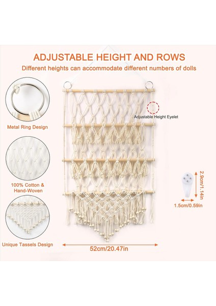 3 Katmanlı Ahşap Doldurulmuş Oyuncak Ağı Doldurulmuş Hayvan Ağı Veya Hamak Küçük Doldurulmuş Hayvan Oyuncak Depolama Ağı Doldurulmuş Hayvan Ağı (Yurt Dışından) indirimleri