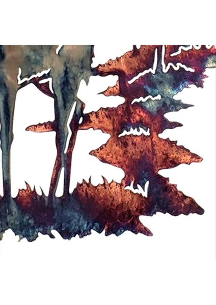 Metal Geyik Duvar Sanat Orman Geyik Duvar Dekor Metal Ağaç Geyik Duvar Sanat Dekor Metal Geyik Dekoru Rustik Dekor Oturma Odası Için (Yurt Dışından) fiyatları