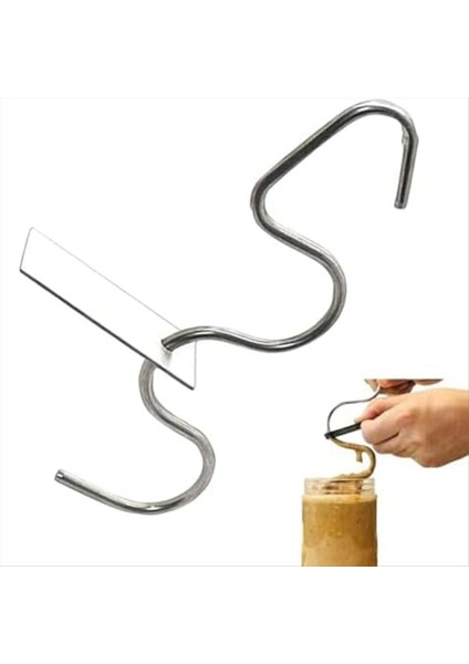 Fıstık Ezmesi Karıştırıcı Somun Tereyağı Mikseri Paslanmaz Çelik Fıstık Ezmesi Karıştırıcı Gadget Karıştırıcı ve Kazıyıcı (Yurt Dışından) modelleri