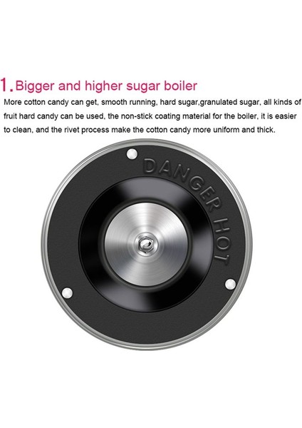Elektrikli Diy Tatlı Pamuk Şeker Maker Mini Taşınabilir Pamuk Şeker Peri Floss Marshmallow Makinesi Çocuklar Için Eu Plug-C (Yurt Dışından)