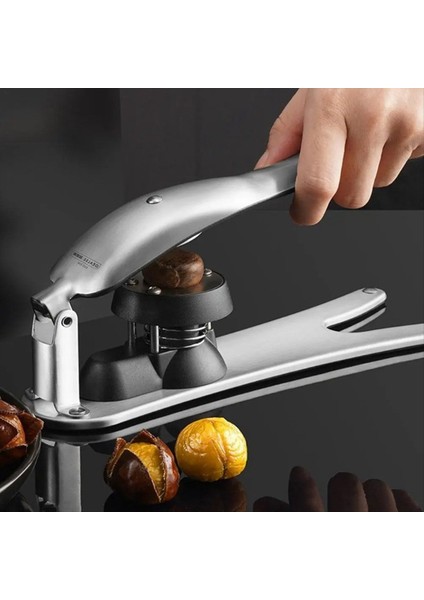 Kestane Açıcı Paslanmaz Çelik Fındıkkıran Kelepçesi Preslenmiş Kabuk Fındıkkıran Kabuklu Ev Mutfak Gadget (Yurt Dışından) fiyatları